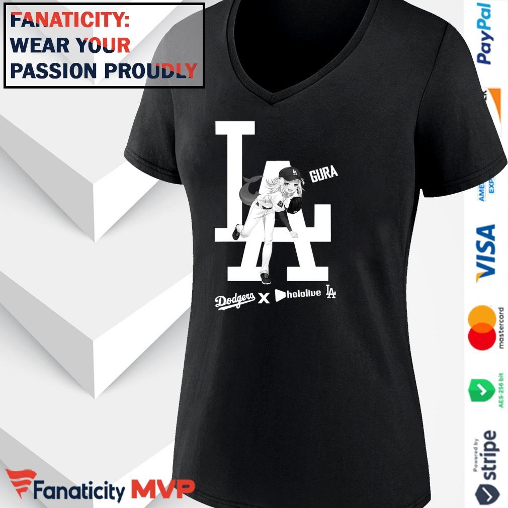 Los Angeles Dodgers Hololive Night Gawr Gura shirt, hoodie