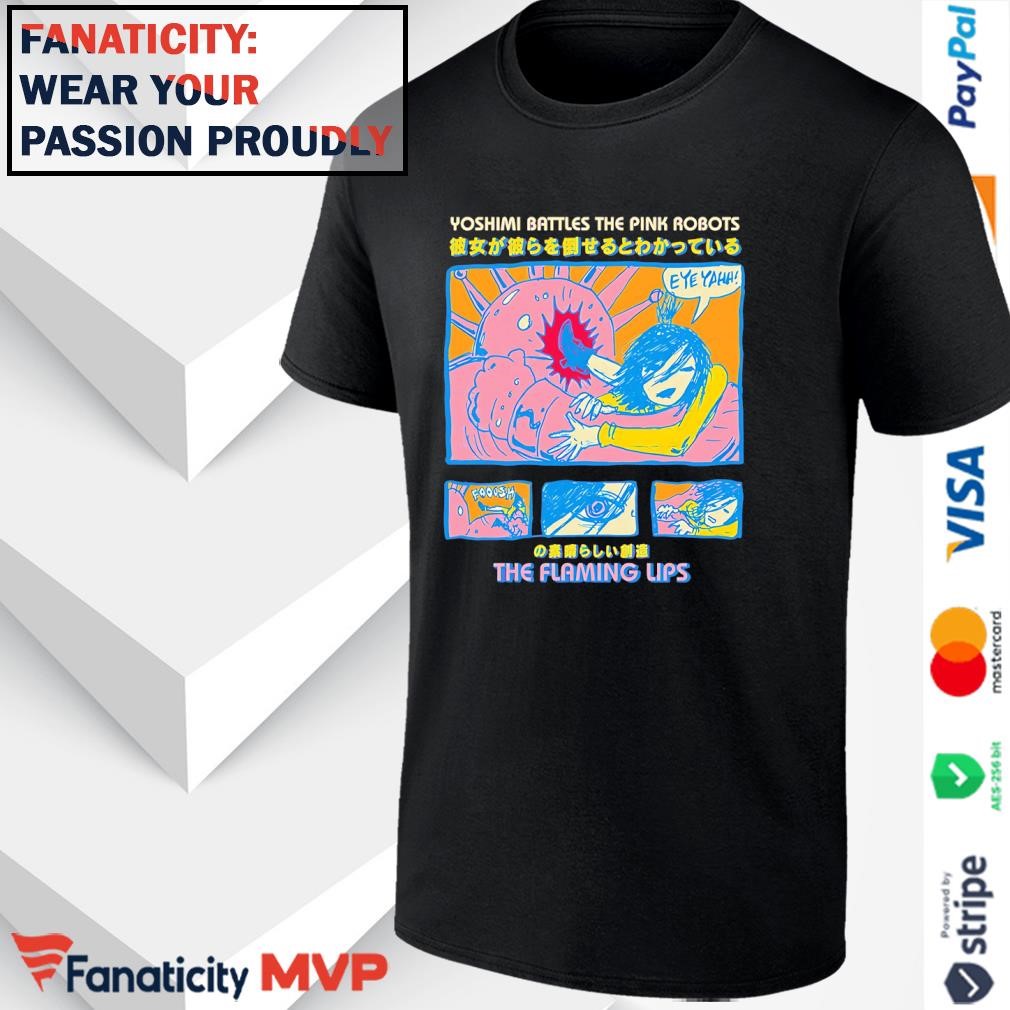 The Flaming Lips 2023年ツアーTシャツ Yoshimi Yoshimi battles the pink robots the flaming lips shirt