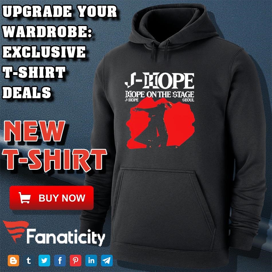 【HOPE ON THE STAGE_FINAL]】T-Shirt (Red) Hope on the Stage Tour Shirt – Bangtan Social Club