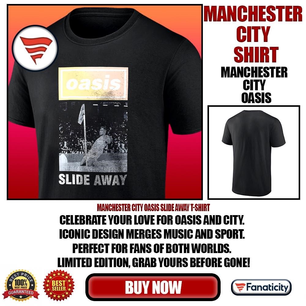 Manchester x City OASIS SLIDE AWAY Tシャツ