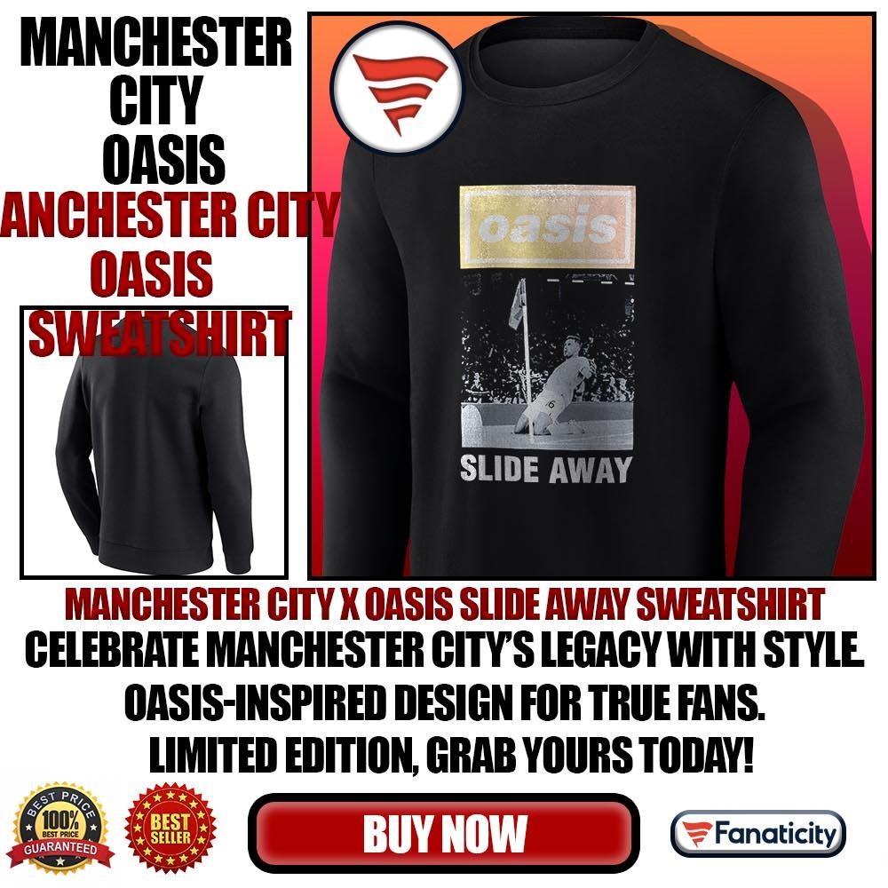 Manchester City × Oasis Slide Away Oasis X Manchester City Slide Away shirt, hoodie, sweater