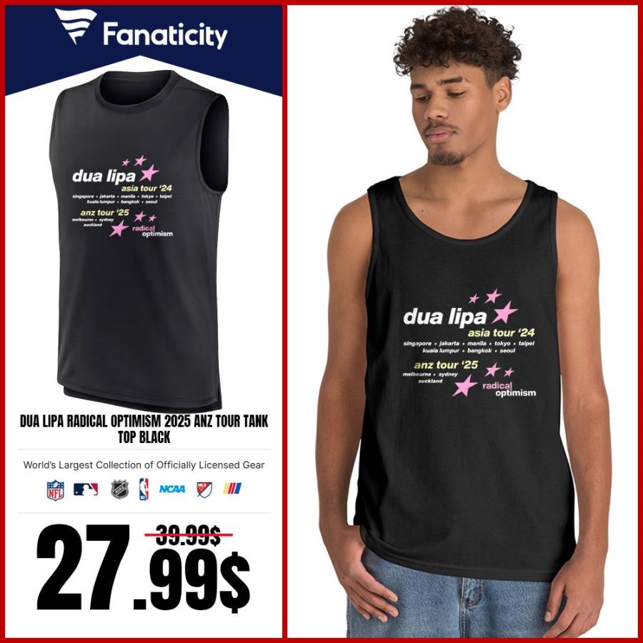 Dua Lipa アジアツアー Tシャツ Dua Lipa Radical Optimism 2025 ANZ Tour shirt, hoodie