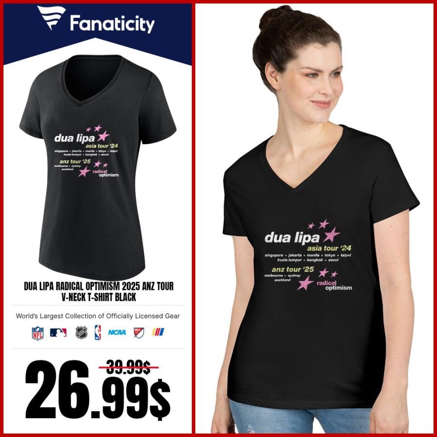 Dua Lipa アジアツアー Tシャツ Dua Lipa Radical Optimism 2025 ANZ Tour shirt, hoodie