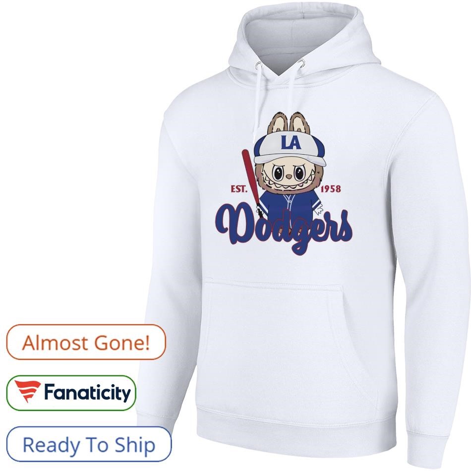 Labubu Dodgers La Baseball Est 1958 shirt, hoodie, sweater