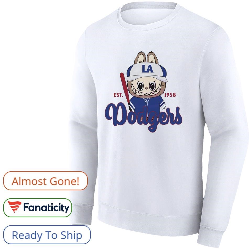 MLB - BEAT LAシャツ RARE Retro 80s LA Dodgers MLB T shirt white short sleeve