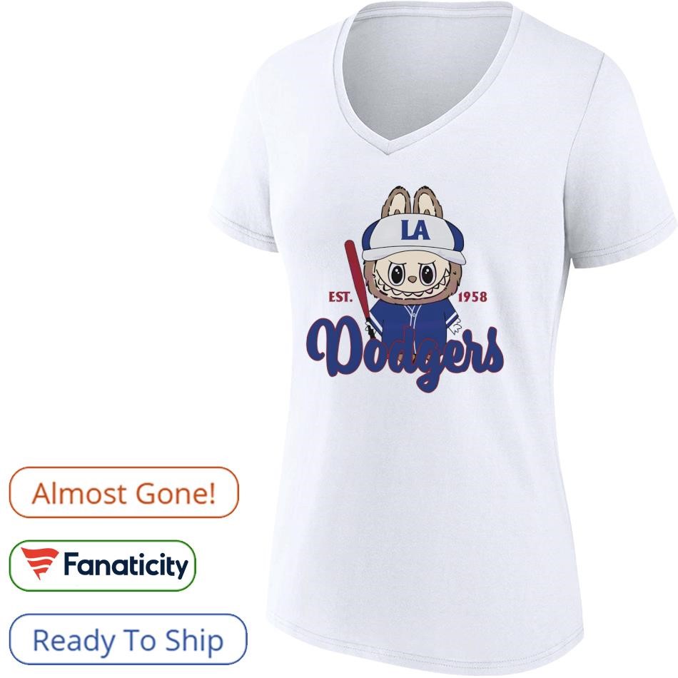 Labubu Dodgers La Baseball Est 1958 shirt, hoodie, sweater