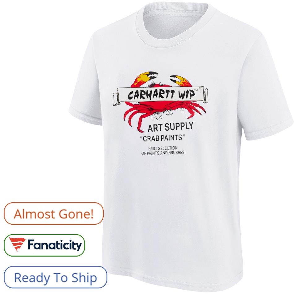 Carhartt Wip Art Supply Crab Paint shirt, hoodie, sweater