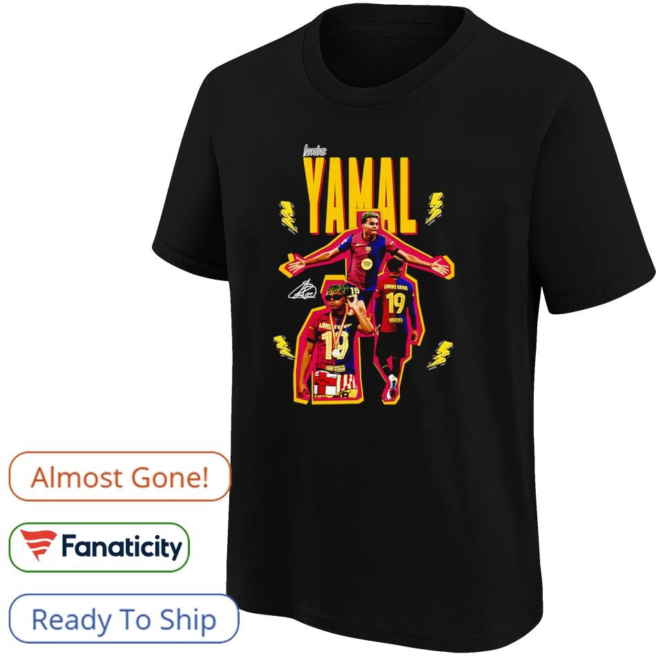 Lamine Yamal Graphic Barça T-Shirt Mサイズ T-Shirt Lamine Yamal Graphic Barça – Barça Official Store