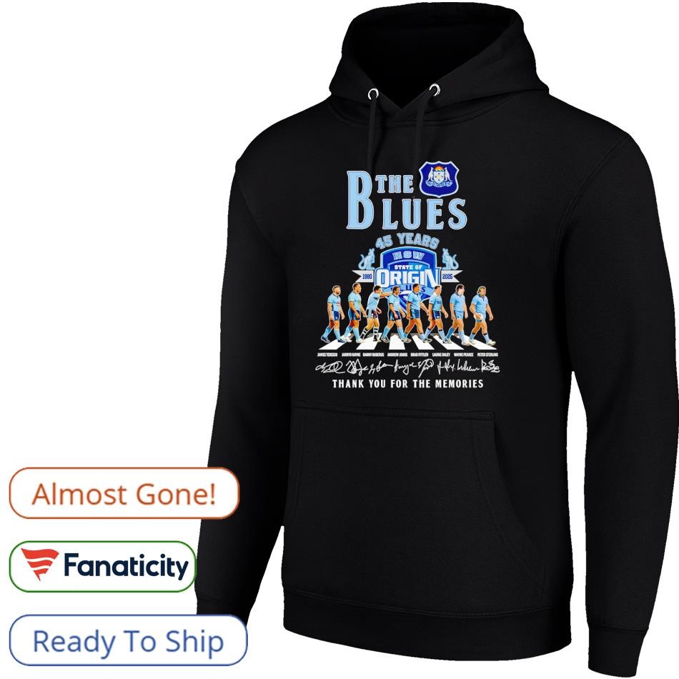 The blues new south wales blues 1980-2025 signature thank
