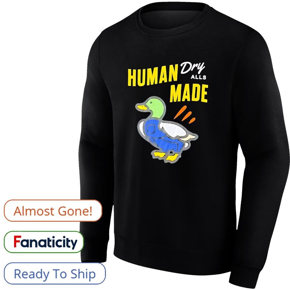 HUMAN MADE ヒューマンメイド ×KAWS グレー DRY ALLS ダック