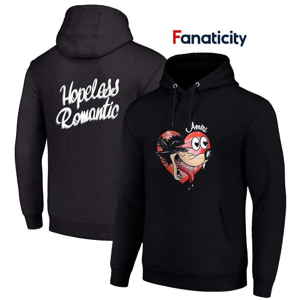 Hopeless romantic Amiri shirt, hoodie, sweater, long sleeve