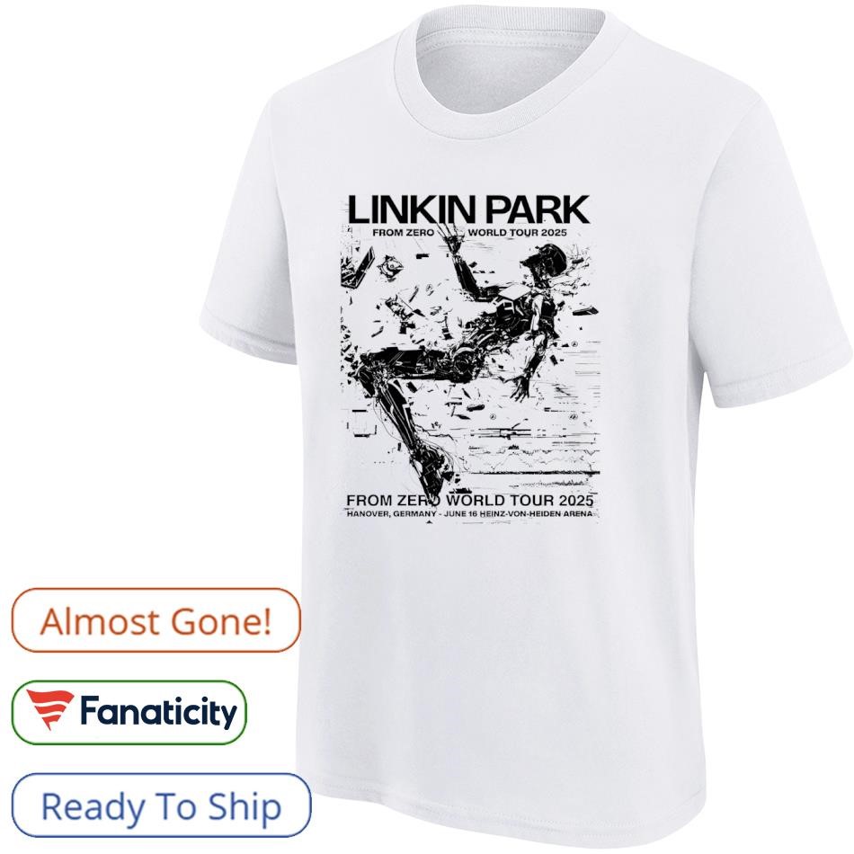 Linkin Park FROM ZERO WORLD TOUR Tシャツ M From Zero World Tour 2024 Black Tee – Linkin Park Store