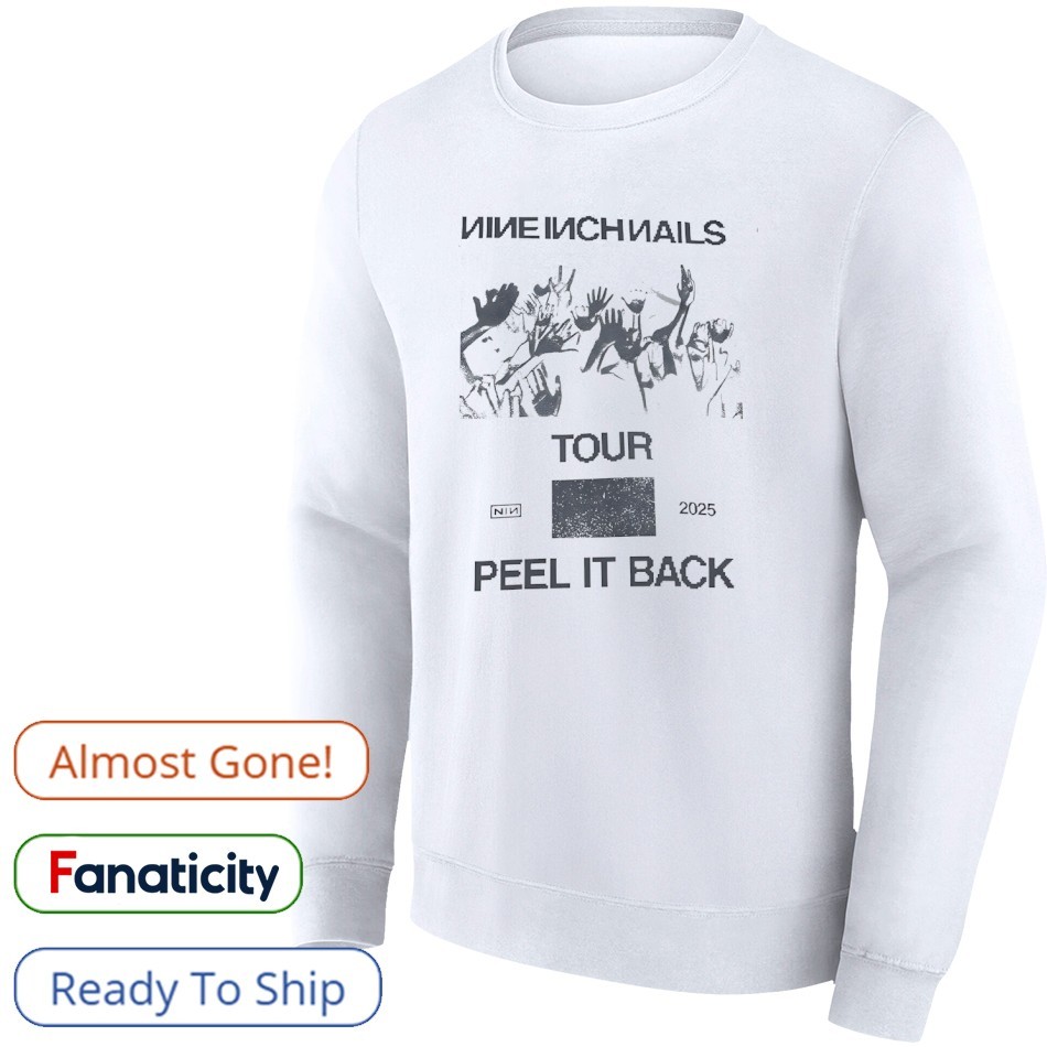 Nine Inch Nails Peel It Back 公式　Tシャツ　L Nine inch nails tour 2025 peel it back shirt, hoodie