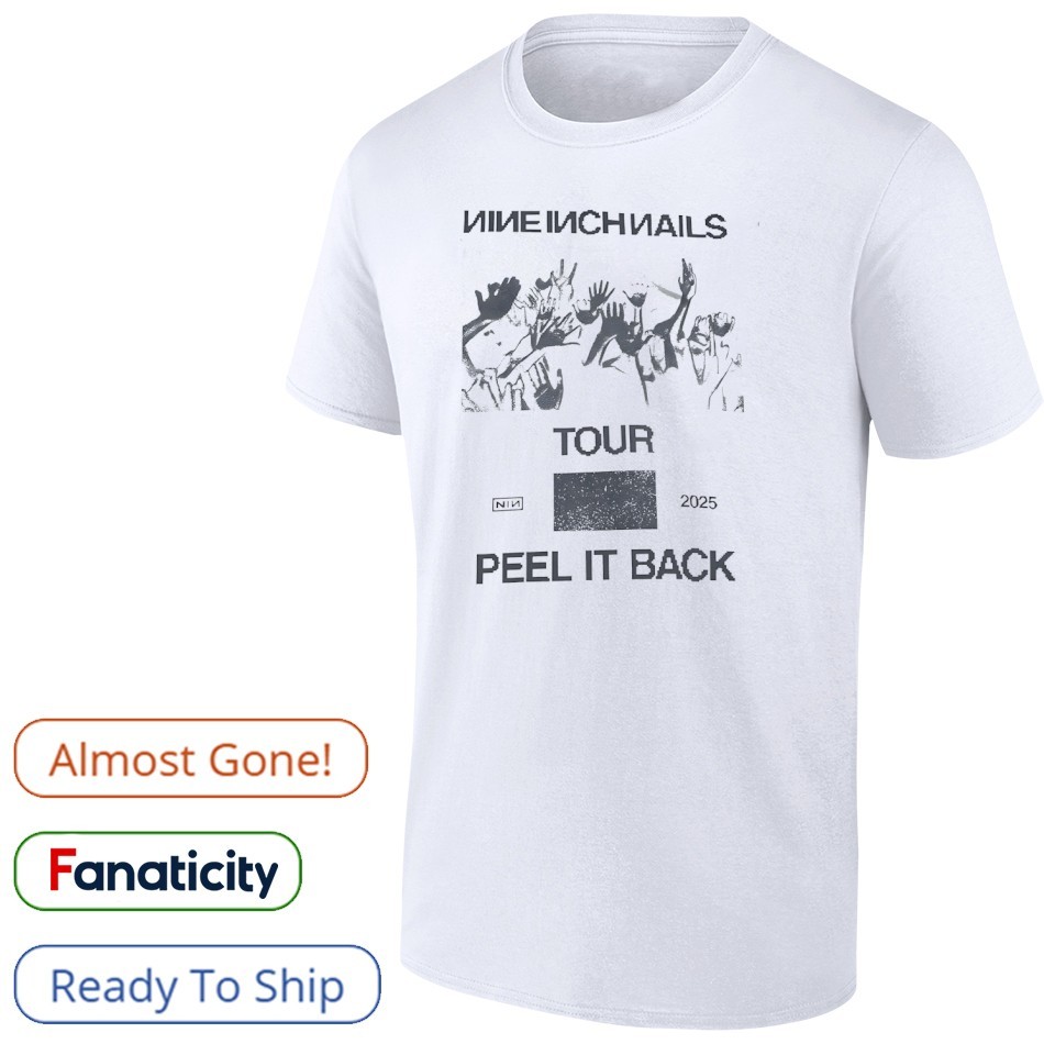 Nine Inch Nails Peel It Back 公式　Tシャツ　L Nine inch nails tour 2025 peel it back shirt, hoodie
