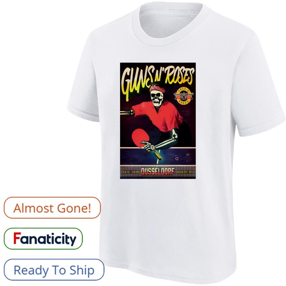 GUNS N' ROSES 2025 TOUR Tシャツ　Ｓサイズ Guns N Roses 2025 World Tour Official Schedule Dates Two