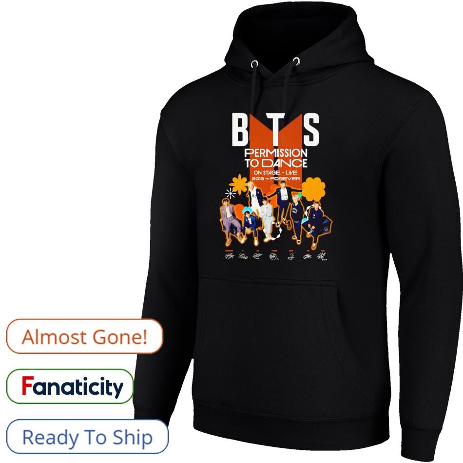 アイドル BTS PERMISSION TO DANCE ICON SWEATSHIRT BTS Permission To Dance Official Merch PTD Vegas Photo