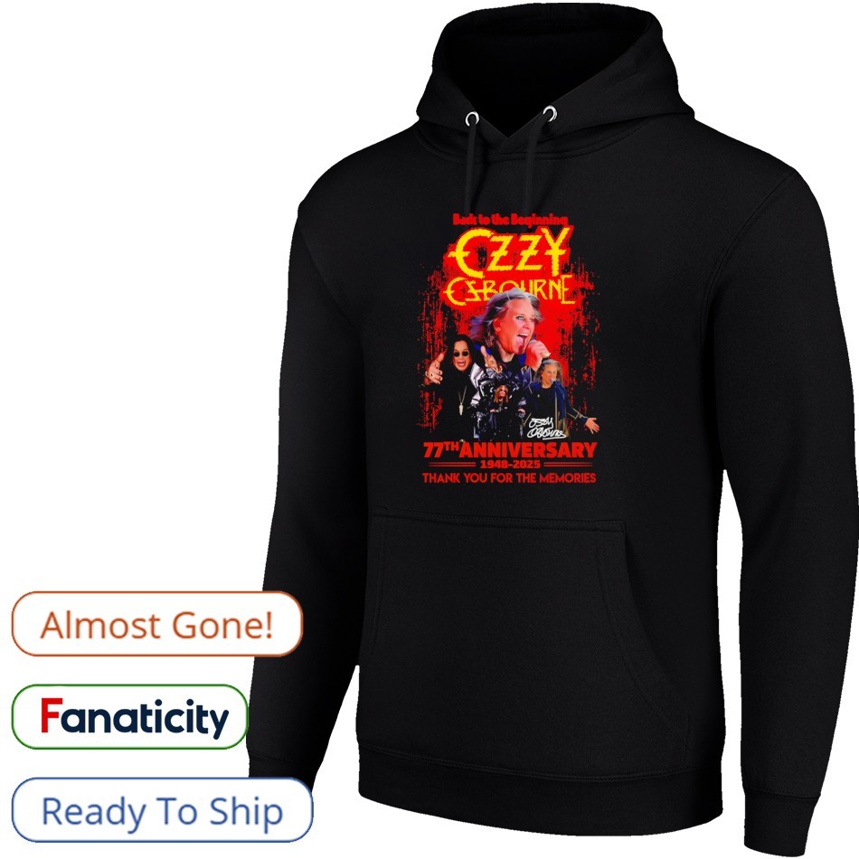 キヒョン　Moments of November Tシャツ Back To The Geginning Ozzy Ozbourne 77th Anniversary 1948