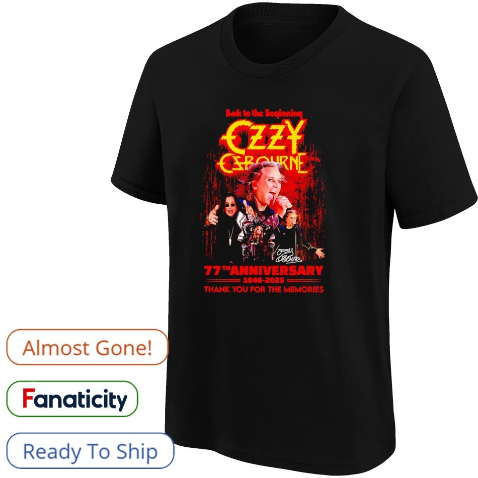 Back to the beginning Ozzy Osbourne 77th anniversary 1948