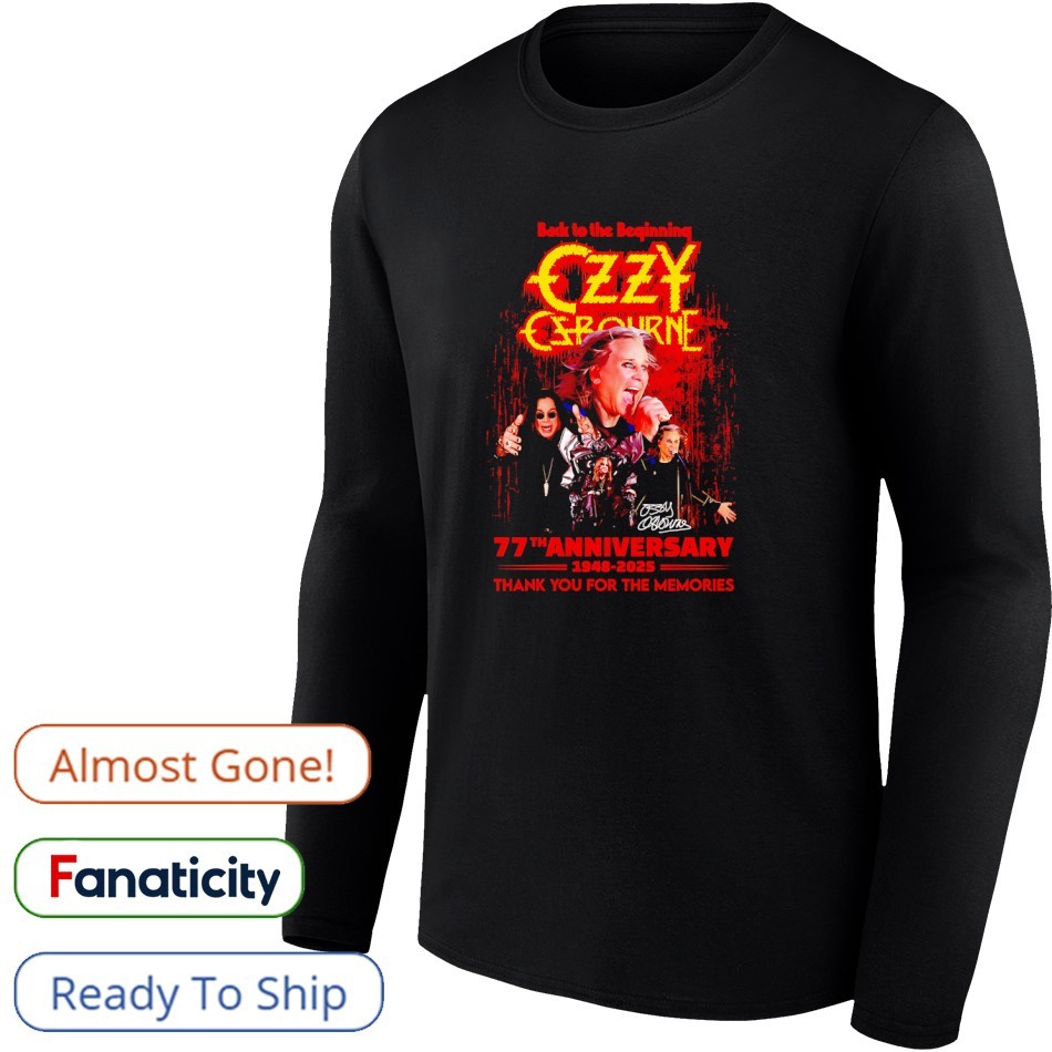 Back to the beginning Ozzy Osbourne 77th anniversary 1948