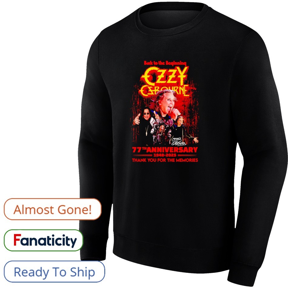 Back to the beginning Ozzy Osbourne 77th anniversary 1948