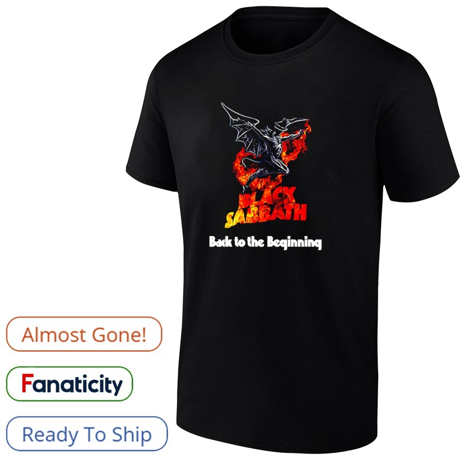 ブラックサバスback to the beginning Tシャツ BLACK SABBATH Back To The Beginning 2025 T Shirt Full Size S