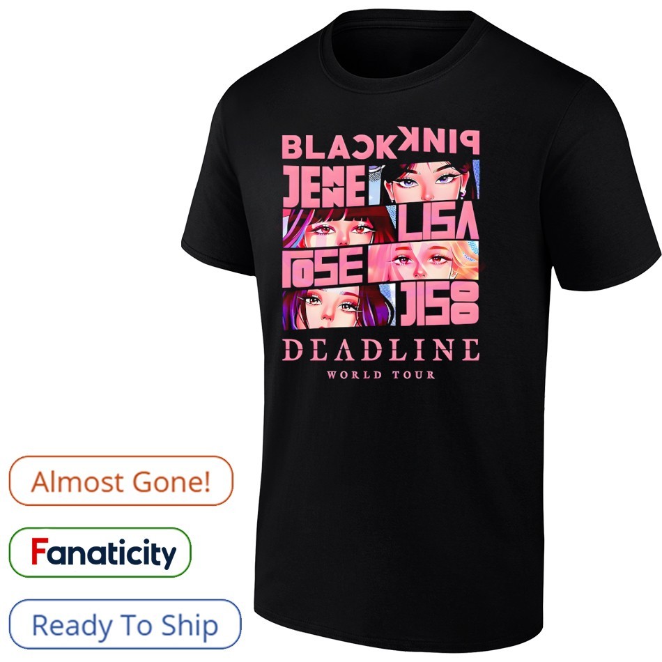Blackpink Born Pink Deadline World Tour Anime Eyes Shirt
