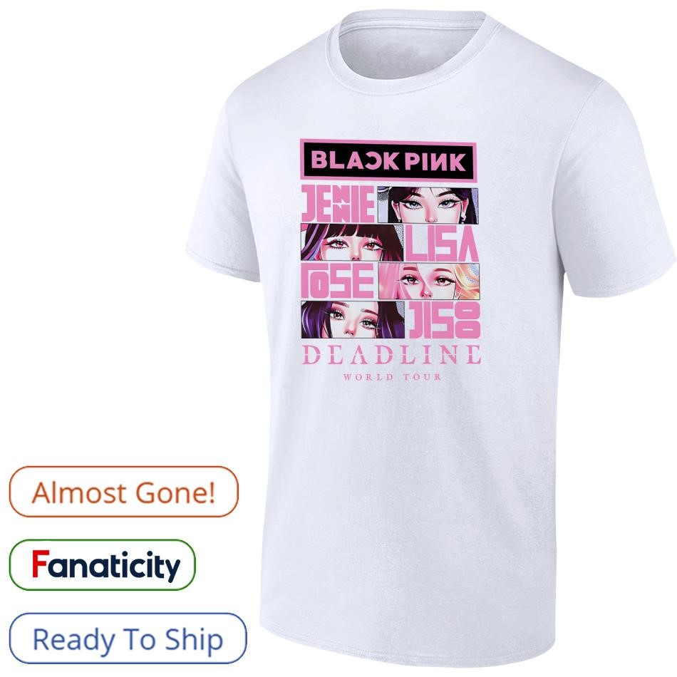 BLACKPINK DEADLINE WORLD TOUR Tシャツ Blackpink Deadline World Tour Jennie Lisa Rose Jisoo Shirt