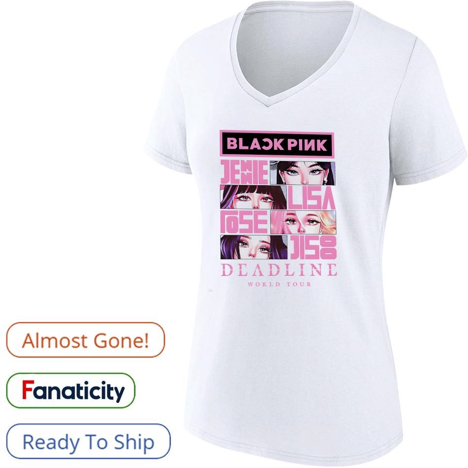 Blackpink Deadline World Tour Jennie Lisa Rose Jisoo Shirt