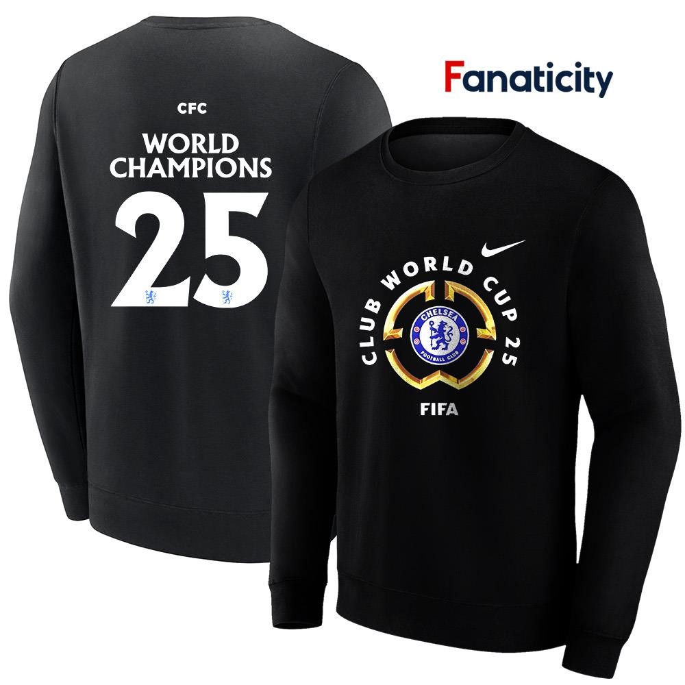 Chelsea FC Fifa club world tour champions 2025 logo shirt