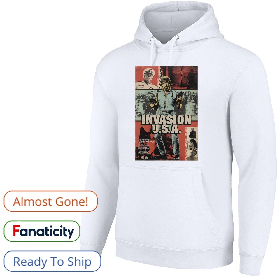 Chuck Norris Invasion USA vintage shirt, hoodie, sweater