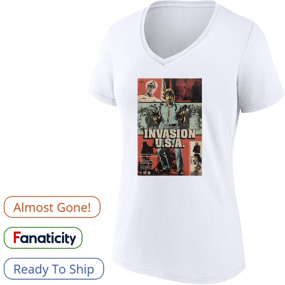 Chuck Norris Invasion USA vintage shirt, hoodie, sweater