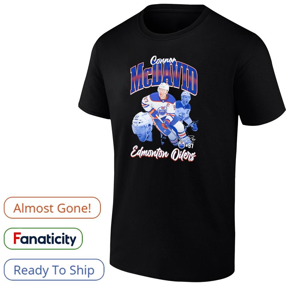 Connor McDavid Edmonton Oilers Hockey Signature Shirt