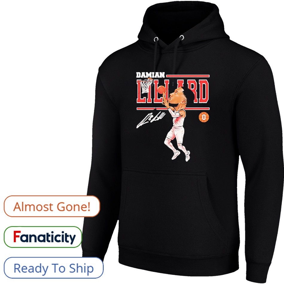 NBA公式 Portland Trail Blazers Damian Lillard パーカー Official Portland Trail Blazers NBA SLAM Damian Lillard