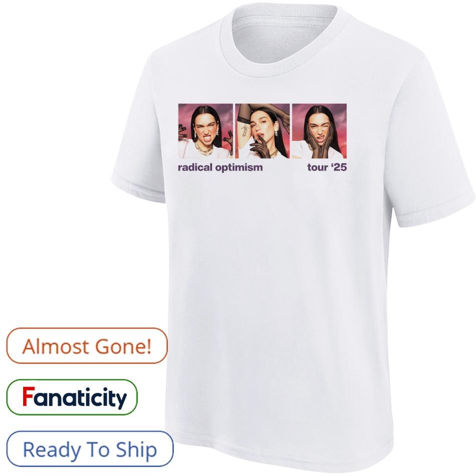 Dua Lipa Radical Optimism Tour 2025 Panel Photo Shirt