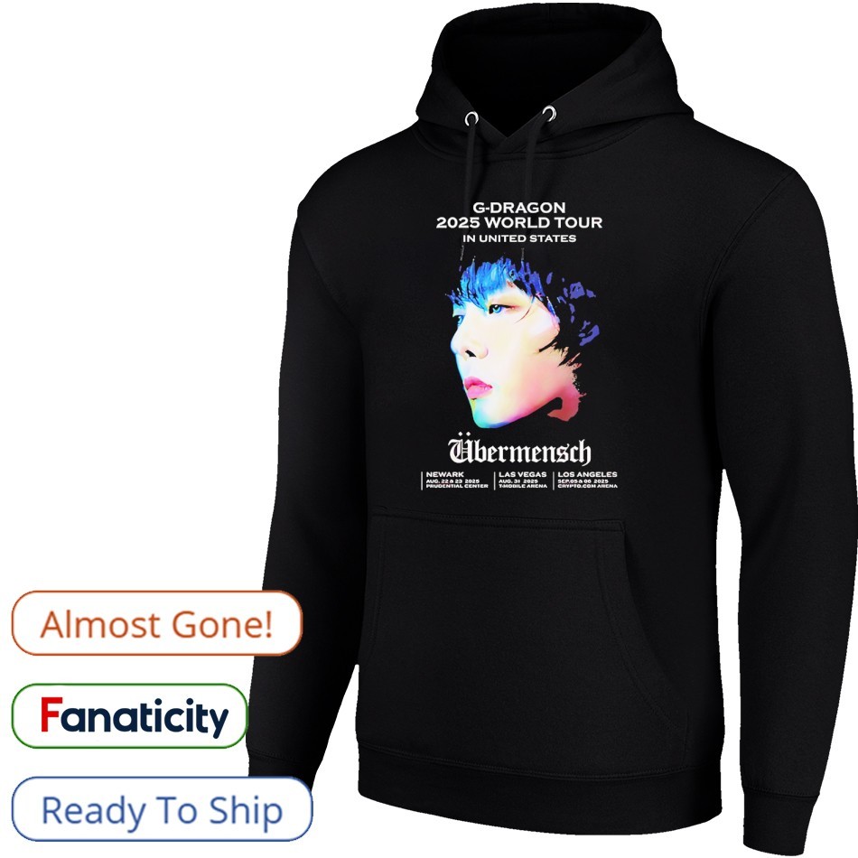 G-Dragon Ubermensch Phase 3 USA World Tour 2025 shirt
