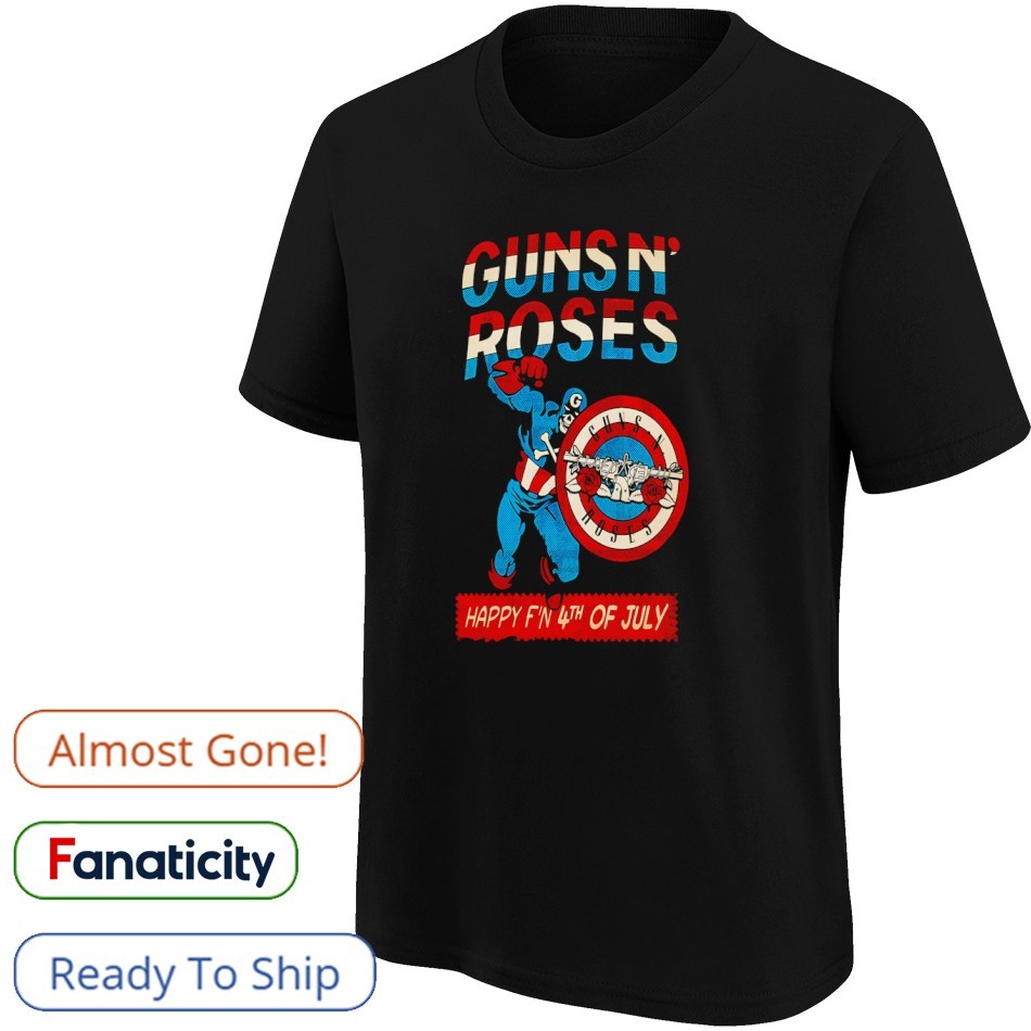Guns N' Roses 2025 Happy July 4th 2025 Poster Shirt, hoodie