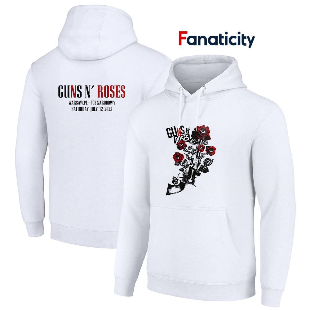 Guns N' Roses World Tour to Warsaw 2025 shirt, hoodie