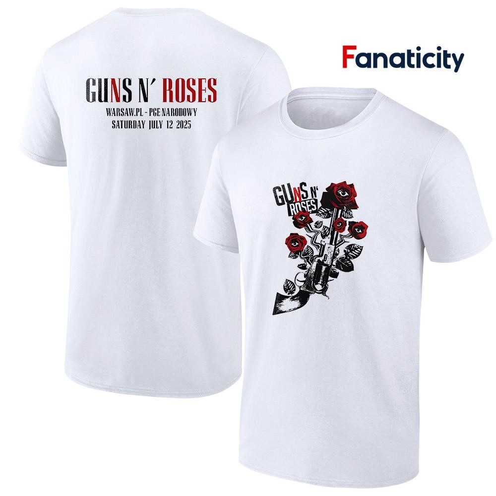 Guns N' Roses World Tour to Warsaw 2025 shirt, hoodie