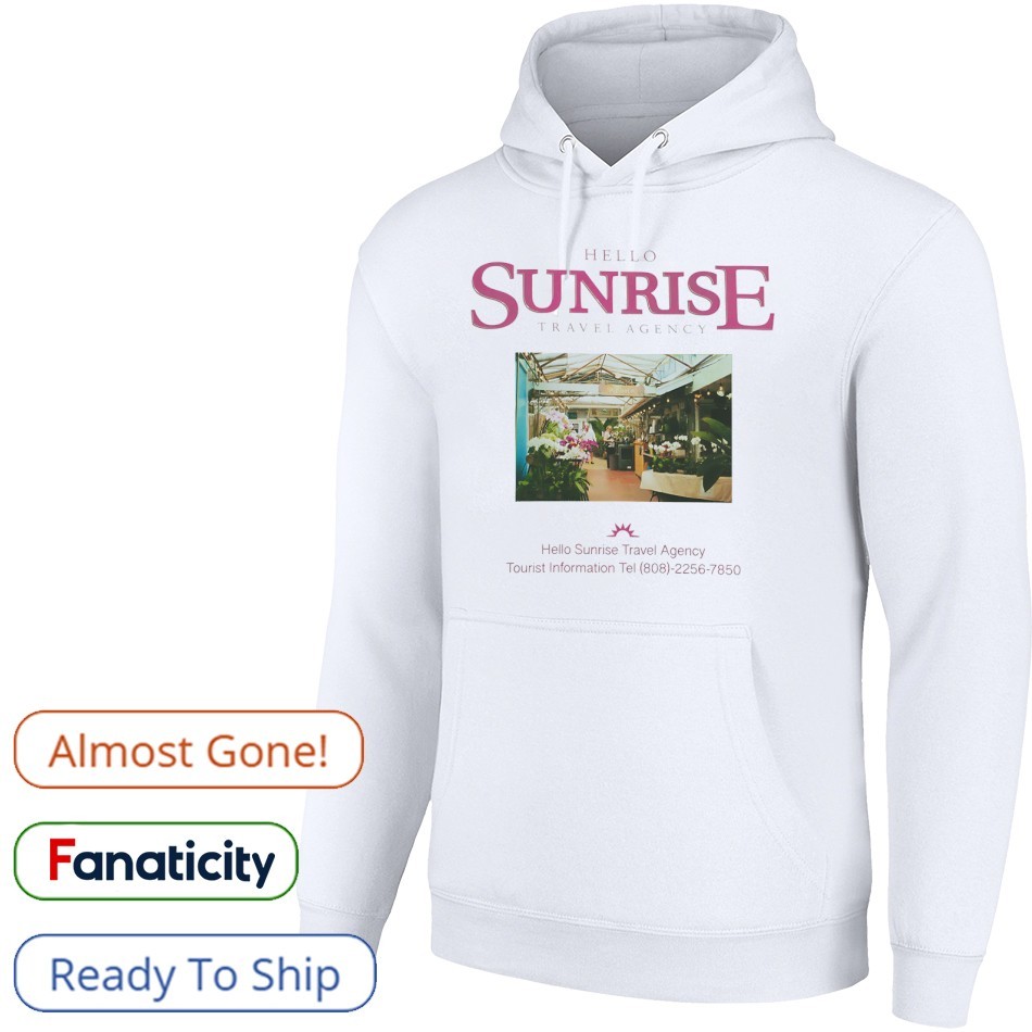 【HELLO SUNRISE】 HS Travel Agency Wave Logo Tee /追跡付 HELLO SUNRISE】 HS Travel Agency Wave Logo Tee /追跡付