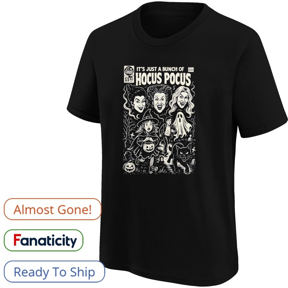 レディースファッション Its Just A Bunch Of Hocus Pocus T-Shirt | Halloween Tee T-Shirt It's Just a Bunch of Hocus Pocus Shirt Women Halloween