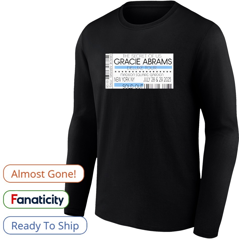 Jul 28-29 2025 Gracie Abrams Shirt, hoodie, sweater, long