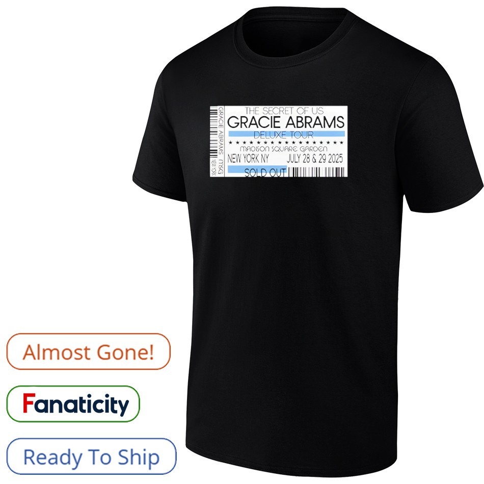 新品 S Gracie Abrams グレイシー・エイブラムス Tシャツ Jul 28-29 2025 Gracie Abrams Shirt, hoodie, sweater, long