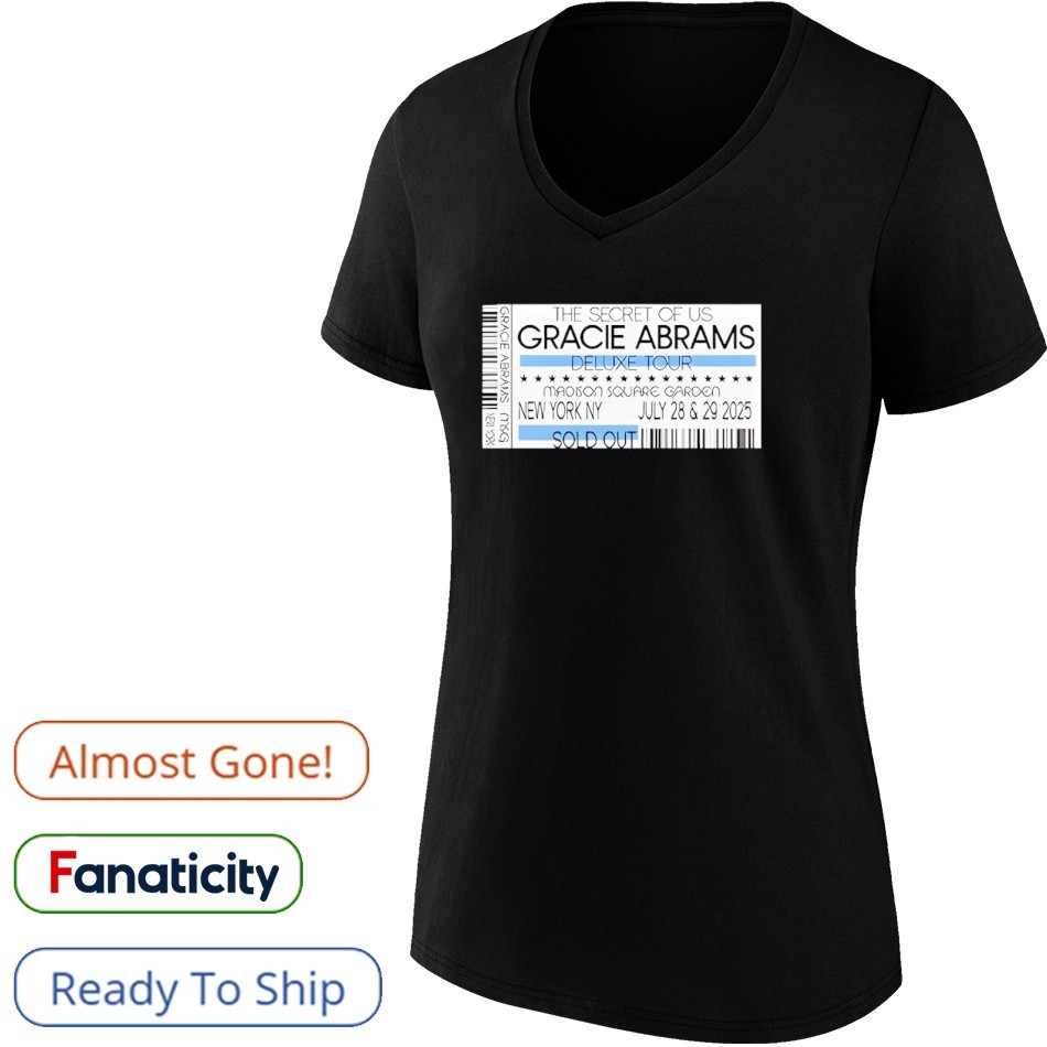 新品 S Gracie Abrams グレイシー・エイブラムス Tシャツ Jul 28-29 2025 Gracie Abrams Shirt, hoodie, sweater, long