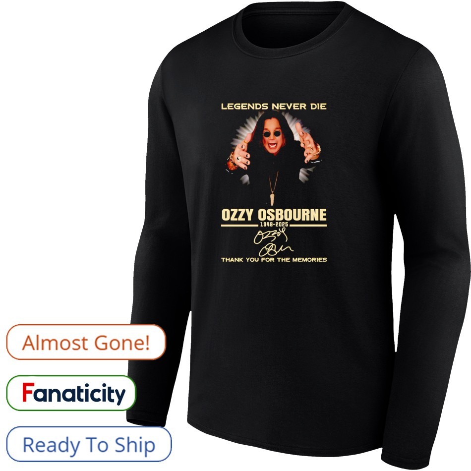 Legends Never Die Ozzy Osbourne 1948-2025 Thank You For The