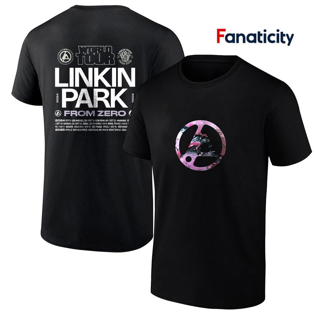 LINKIN PARK LIP WORLD TOUR 2025 Tシャツ XL Linkin Park From Zero World Tour 2024 2025 logo shirt