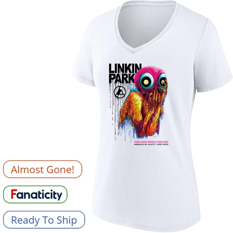 LINKIN PARK ZERO WORLD TOUR 2025 Tシャツ　M Linkin Park From Zero World Tour 2025 Minneapolis Shirt