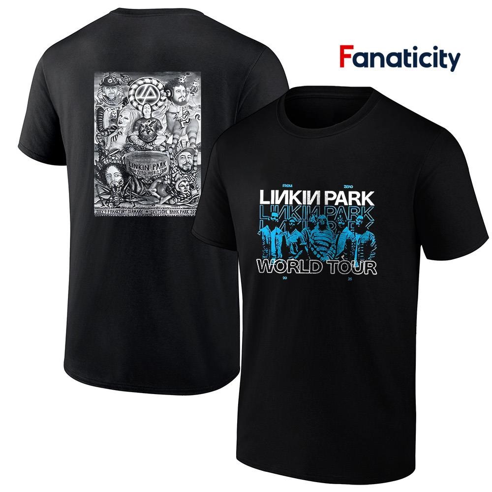 LINKIN PARK from zero world tour Tシャツ XL From Zero World Tour 2024 Black Tee – Linkin Park Store