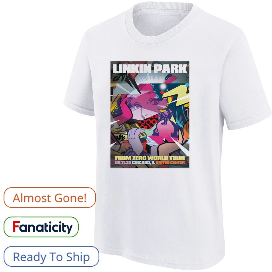 (新品) LINKIN PARK FROM ZERO WORLD TOUR From Zero World Tour 2024 Black Tee – Linkin Park Store
