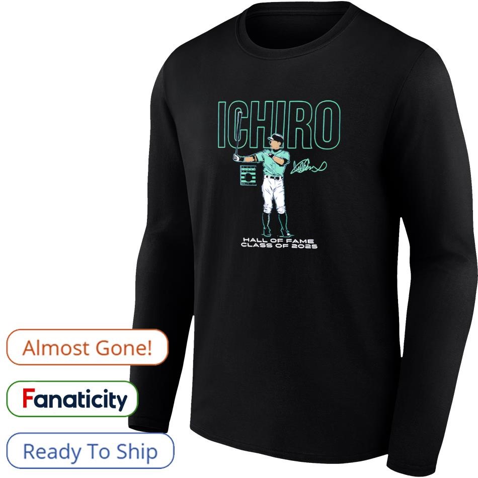 ◆24SS WKNDRS HALL OF FAME T-SHIRT/2色◆ Mariners Ichiro Hall Of Fame Signature Shirt, hoodie