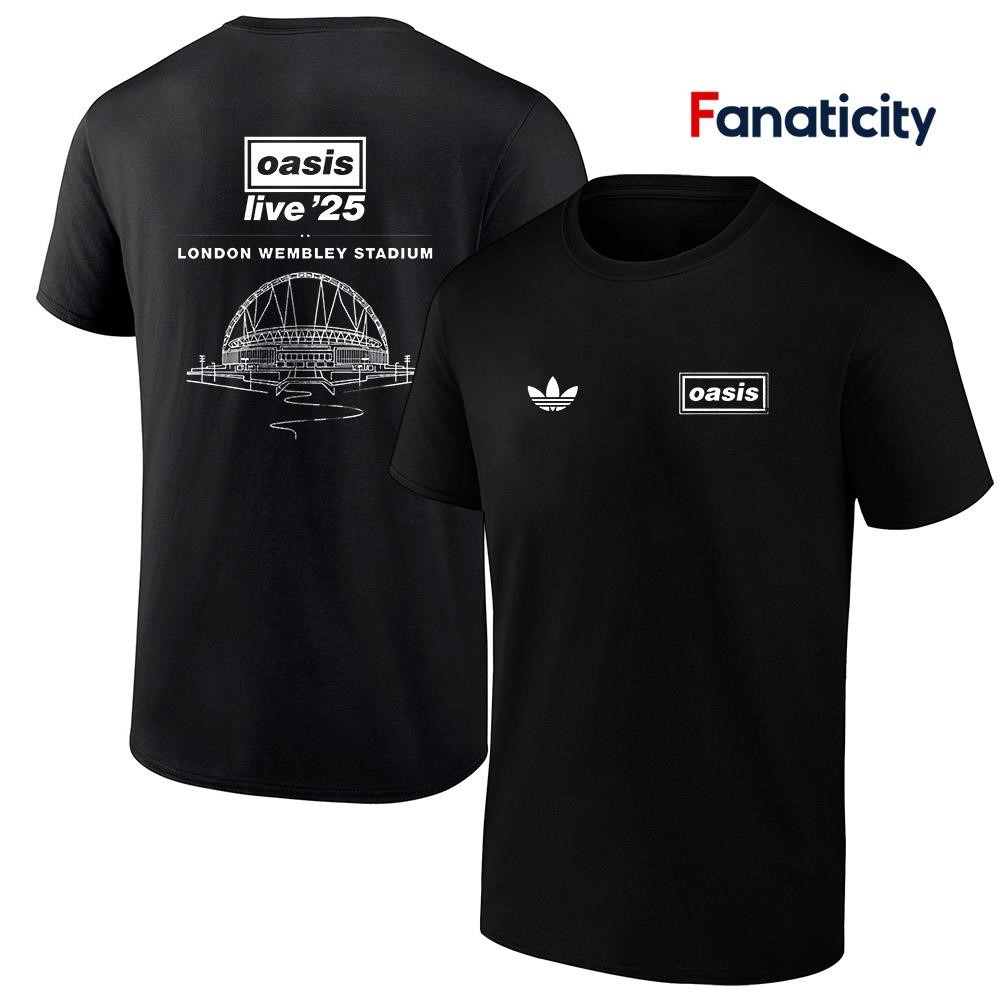 Oasis Live'25 Football Shirt オアシス Live '25 adidas Football Shirt Black – Oasis Live '25